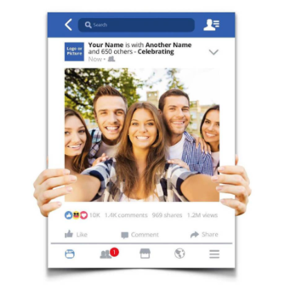 Facebook Selfie Frame