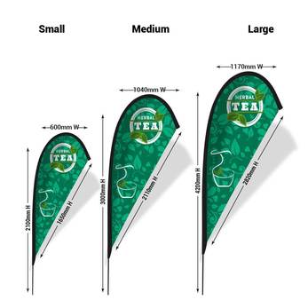 Teardrop Flags New