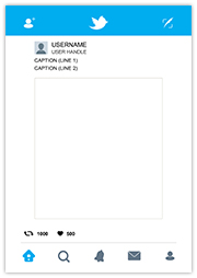 Twitter Selfie Frames