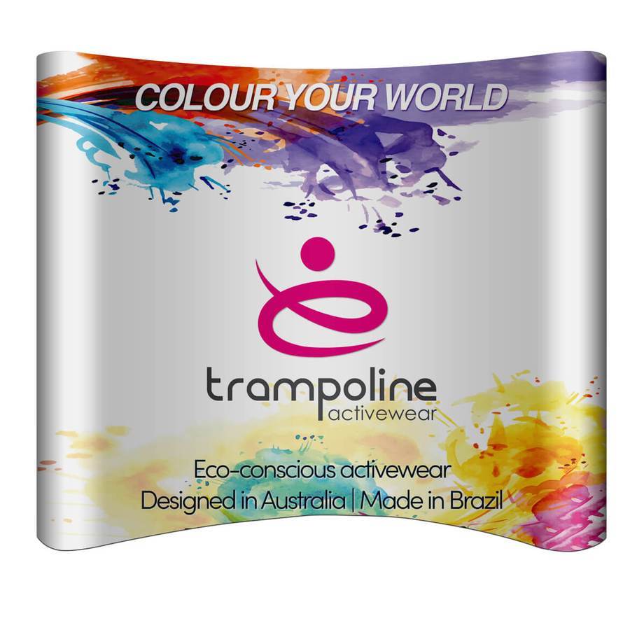 Curved Pop Up Display