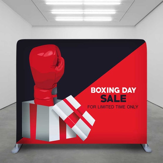 Straight Stretch Fabric Walls 2