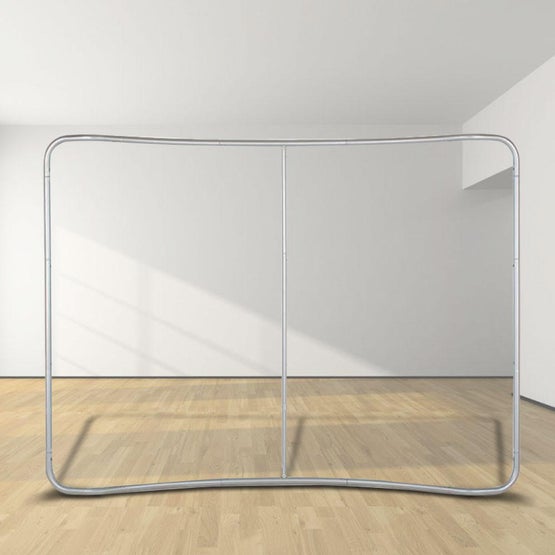 Curved Stretch Fabric Walls 5