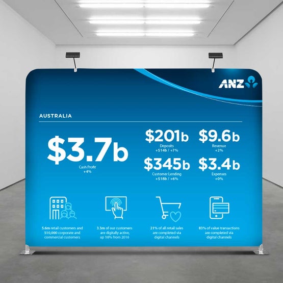 Straight Stretch Fabric Walls 7