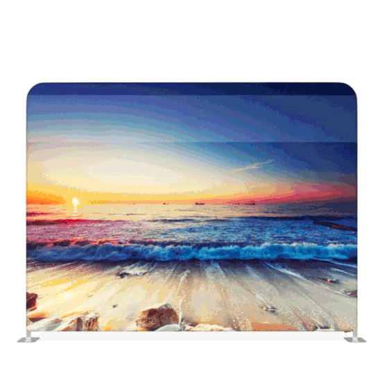 Straight Stretch Fabric Walls 13