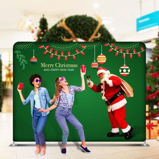 Straight Stretch Fabric Walls 11