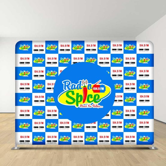 Stretch Fabric Media Wall 5